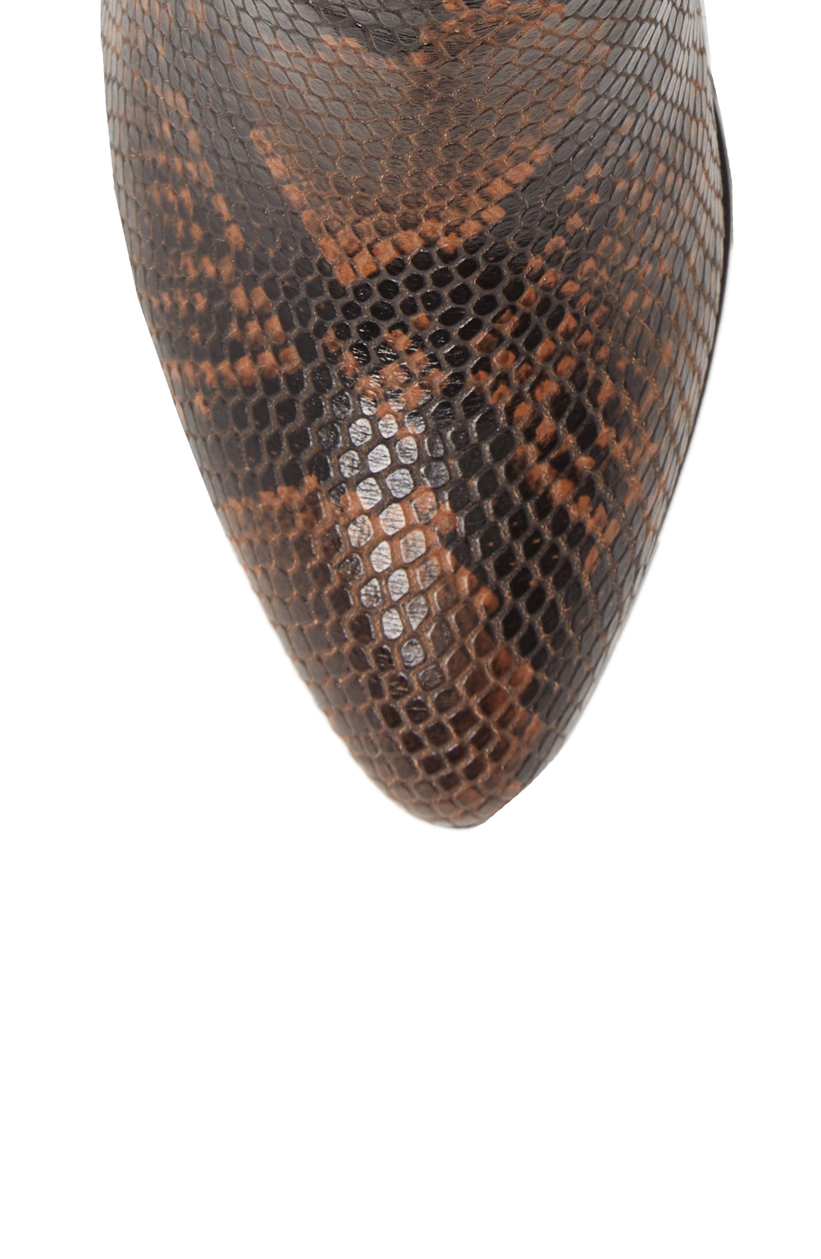 Steve Madden Jillian Bootie, Alternate, color, Brown Snake Print