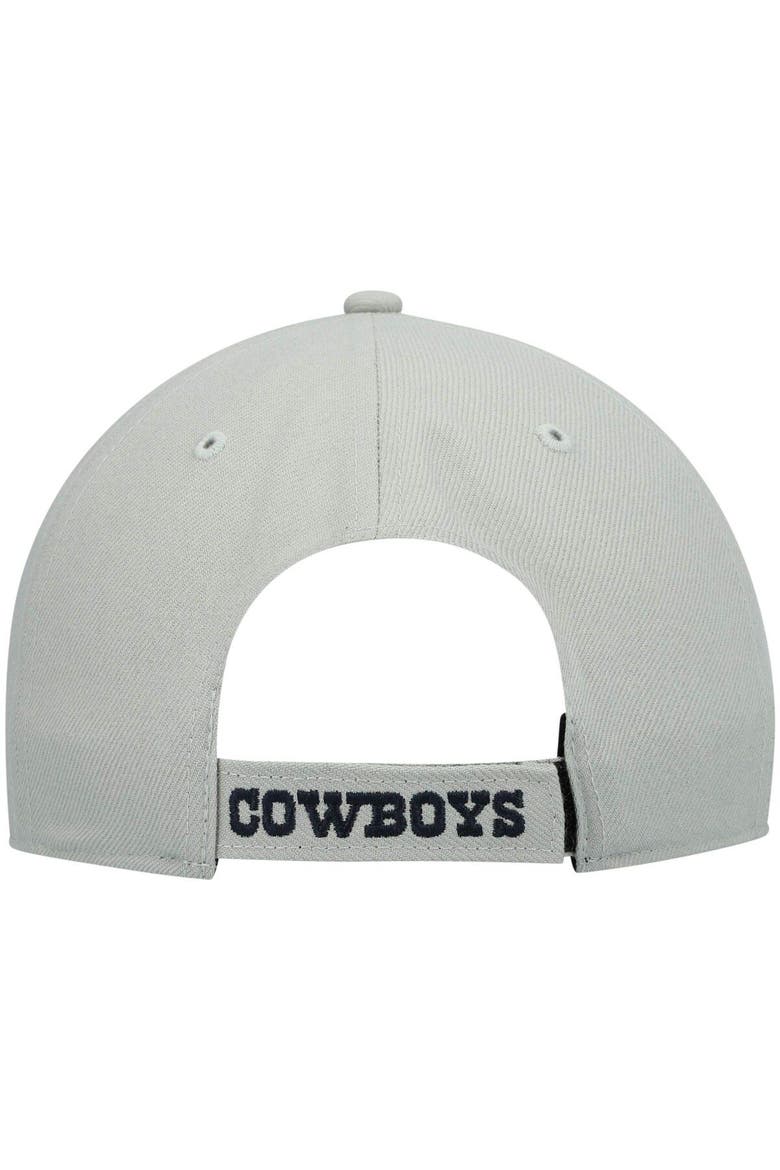Men's '47 Gray Dallas Cowboys MVP Secondary Logo Adjustable Hat, Alternate, color, Gray