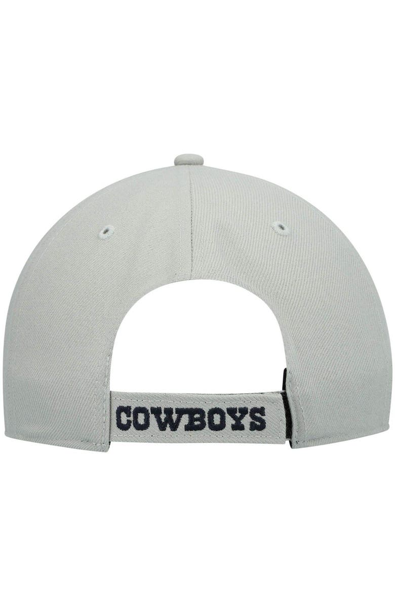 '47 Men's '47 Gray Dallas Cowboys MVP Secondary Logo Adjustable Hat, Alternate, color, Gray