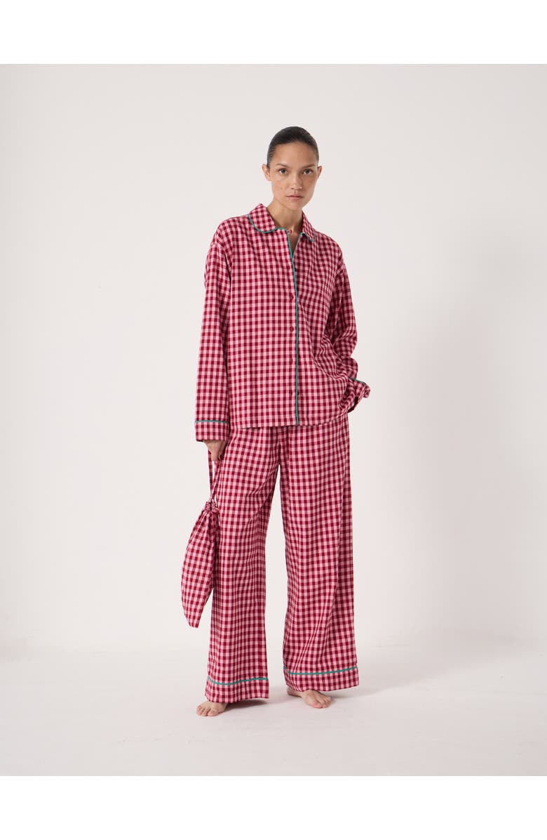 Hush Brushed Cotton Pajamas, Alternate, color, Pink Mix