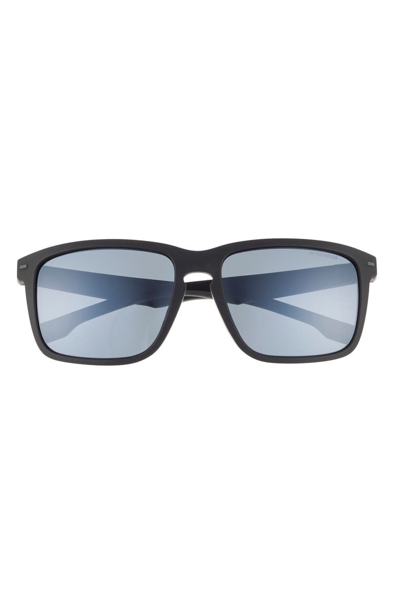 BOSS 59mm Square Sunglasses, Main, color, Matte Black Grey