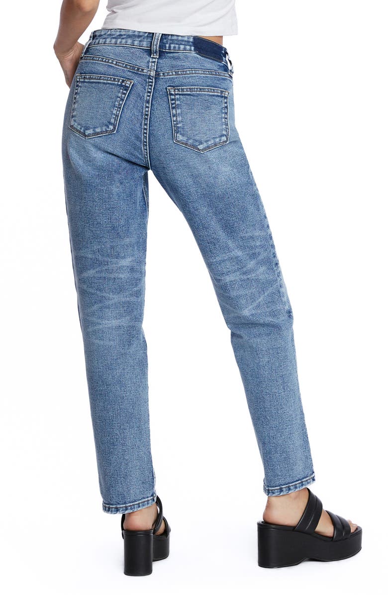 HINT OF BLU High Waist Ankle Straight Leg Jeans, Alternate, color, 