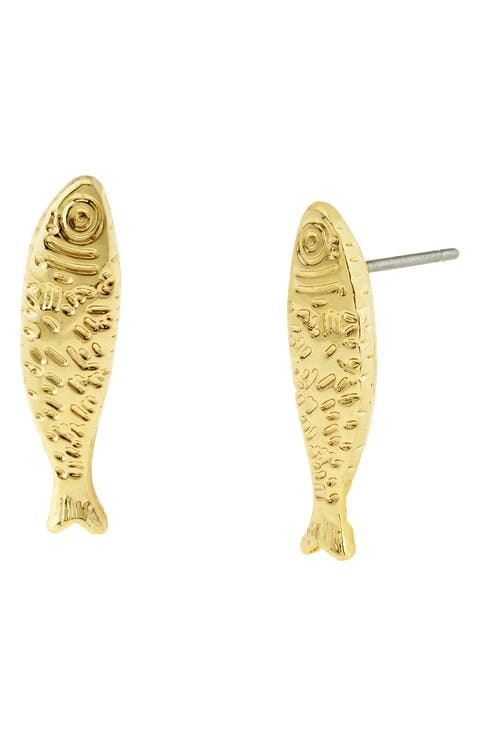 Fish Stud Earrings