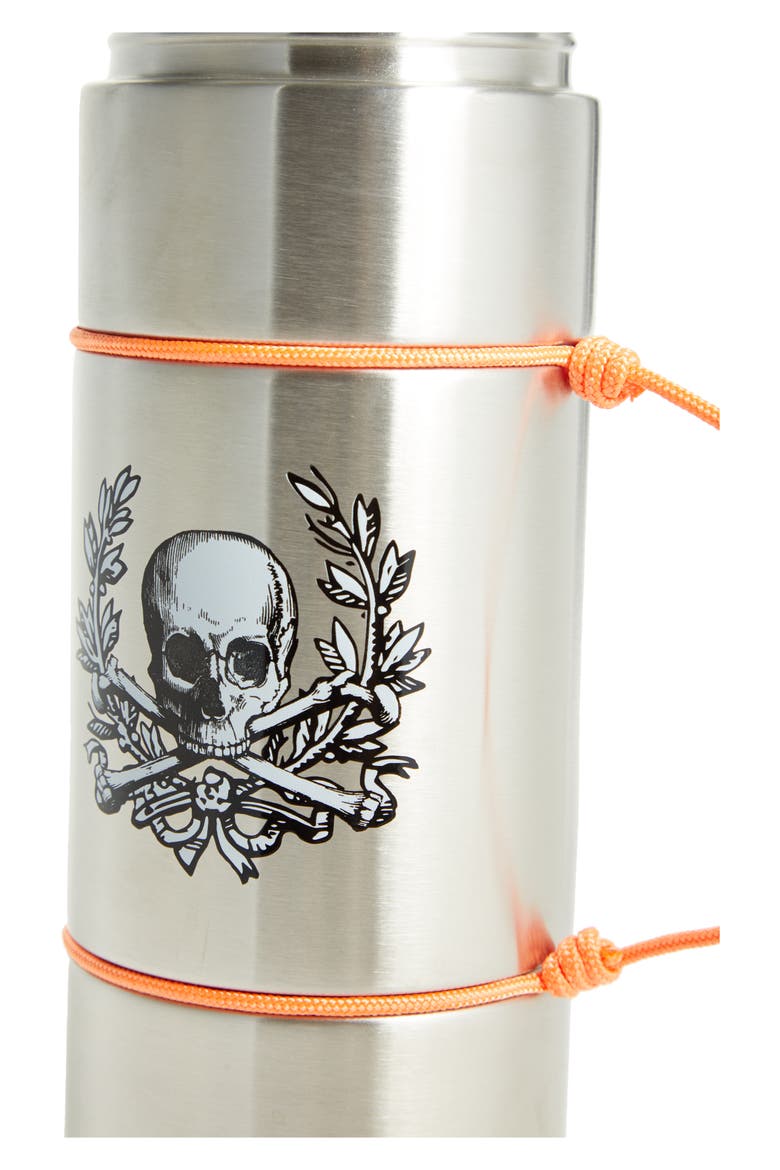x Mizu Skull Crest Stainless Steel Growler, Alternate, color, STAINLESS STEEL