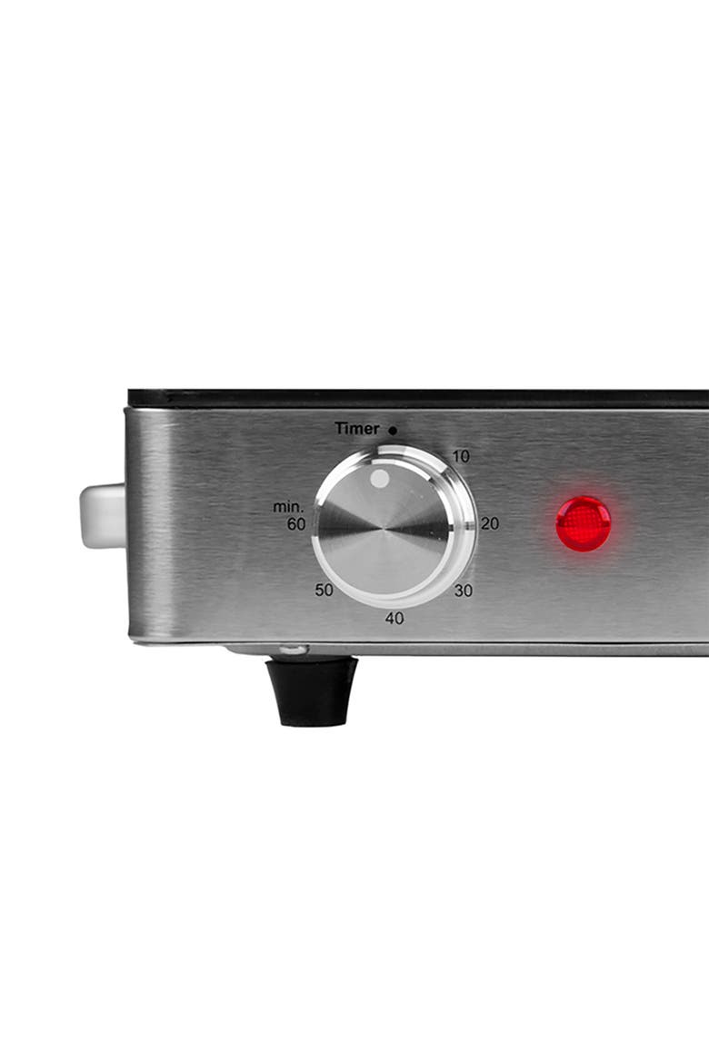 1200w Single Infrared Electric Counter Burner w/Timer, Alternate, color, Black