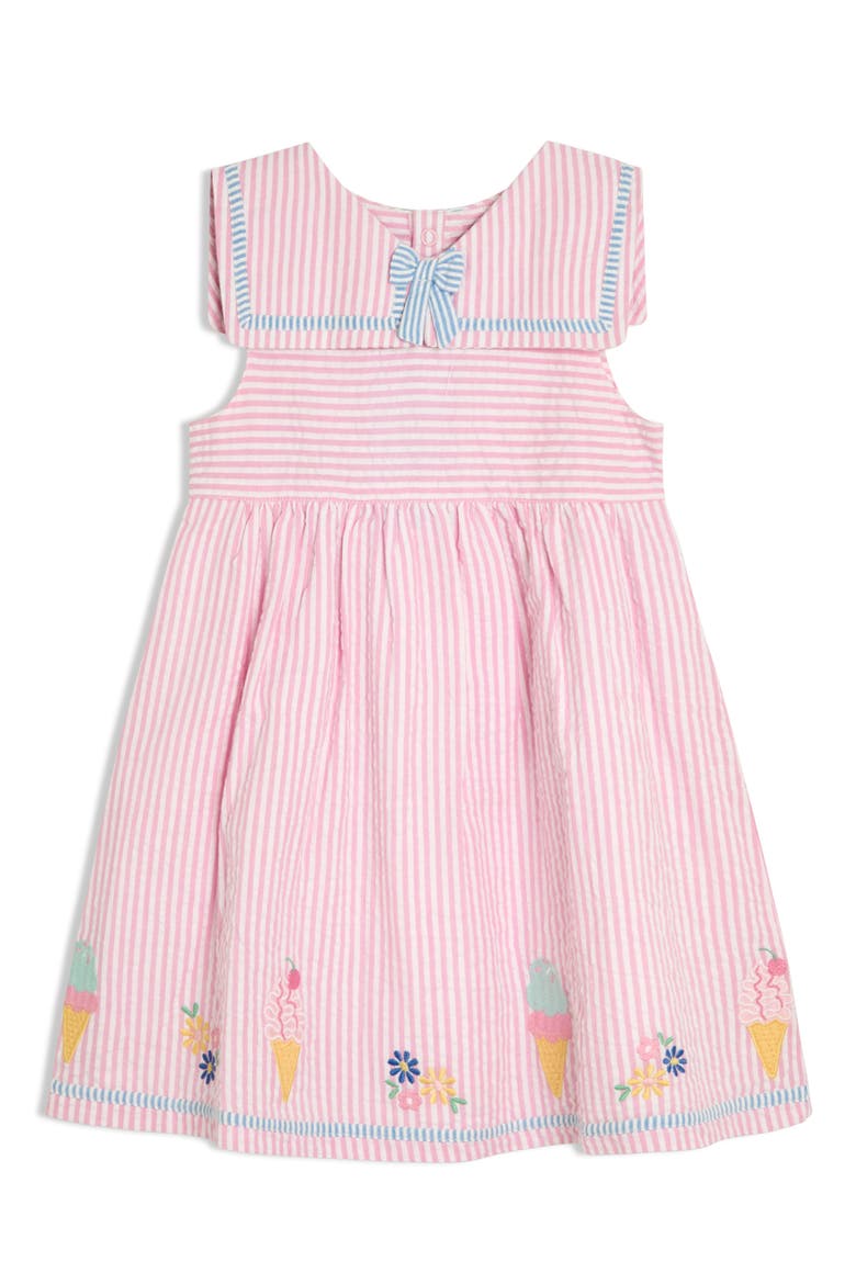 Ice Cream Appliqué Sailor Dress, Main, color, PINK