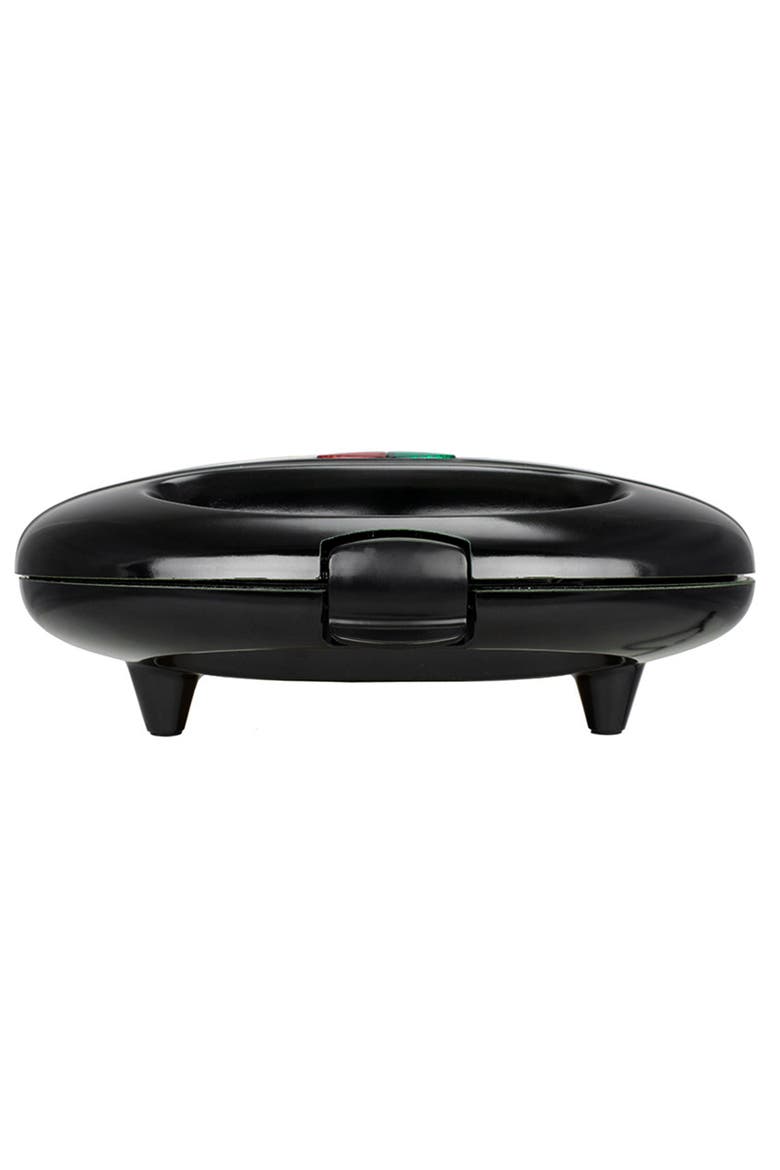 Non Stick Dual Sandwich Maker in Black and Silver, Alternate, color, Black