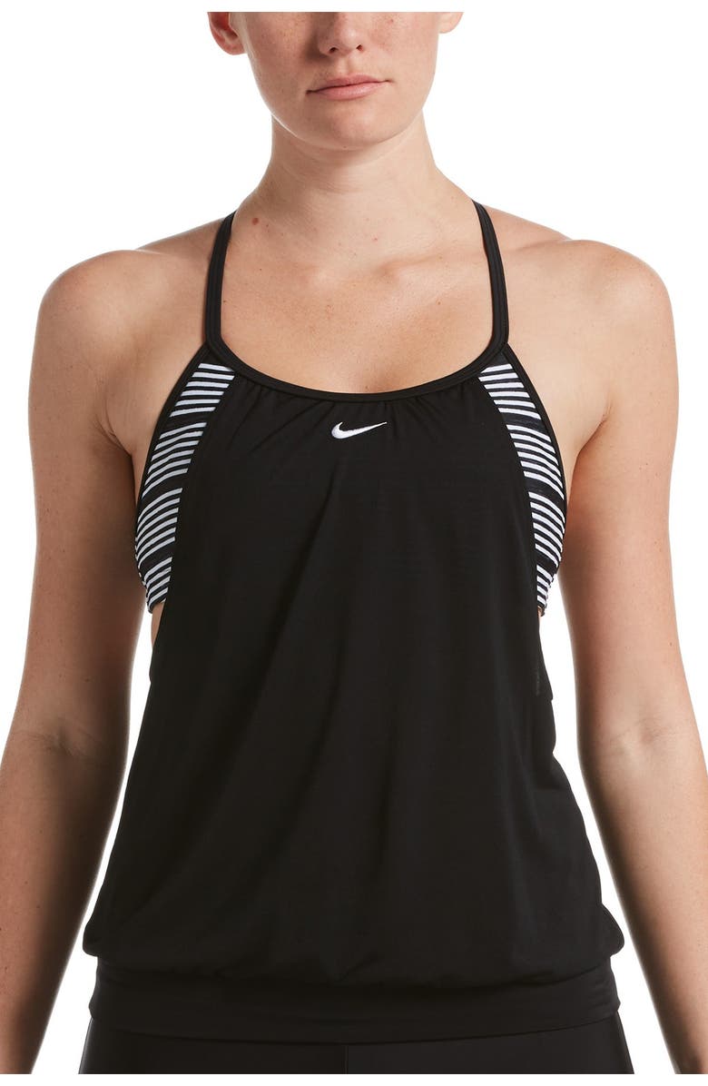 Nike Layered Sport Tankini Top, Alternate, color,