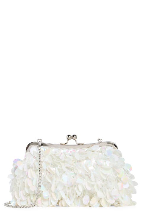 Sequin Frame Clutch