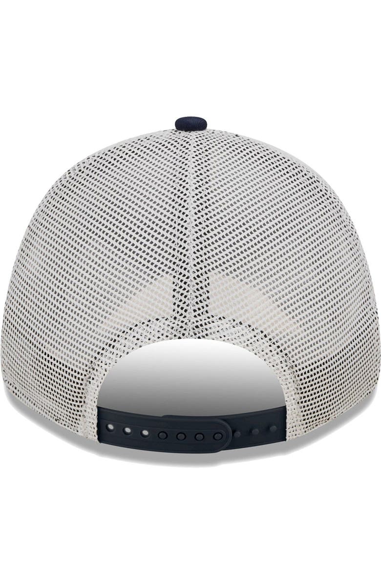 New Era Men's New Era Navy/White Dallas Cowboys Logo Patch Trucker 9FORTY Snapback Hat, Alternate, color, Navy