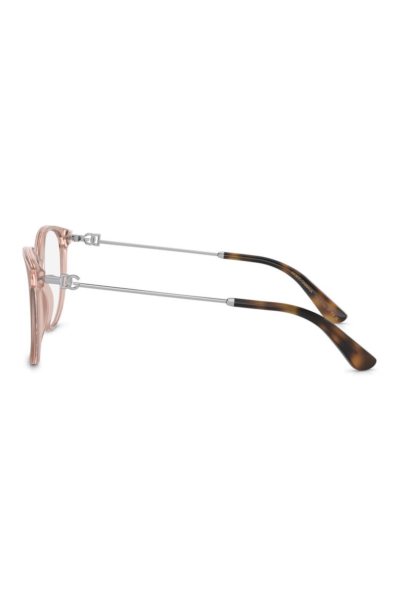 54mm Butterfly Optical Glasses, Alternate, color, CARAMEL