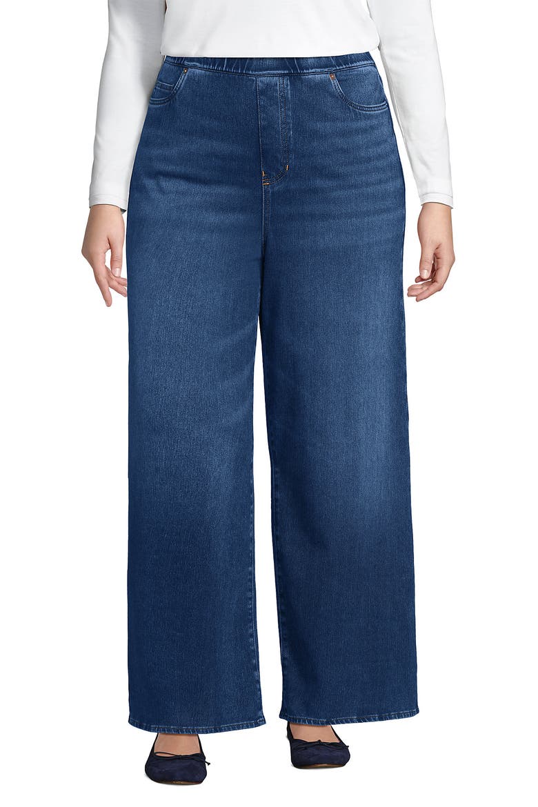 Starfish Denim High Rise Wide Leg Jeans, Main, color, Indigo Tide Blue