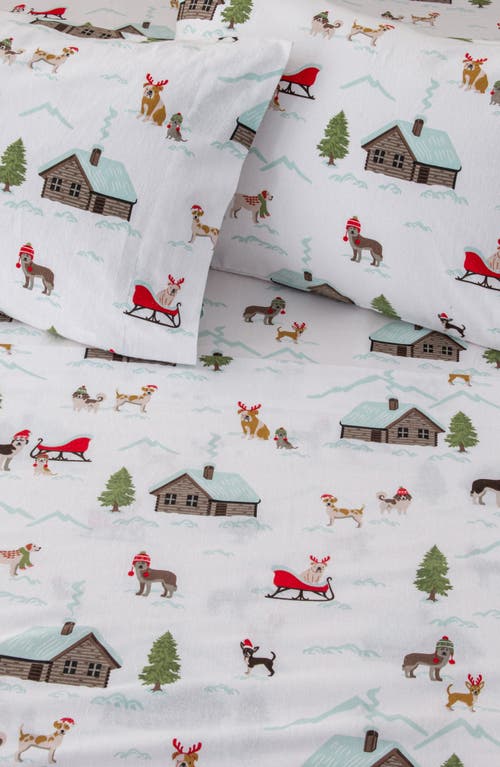 Woven & Weft Turkish Cotton Flannel Holiday Sheet Set