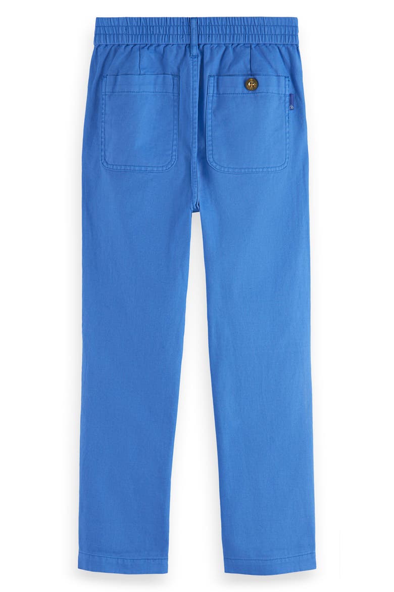 Kids' Loose Tapered Leg Cotton & Linen Pants, Alternate, color, 6897 TILE BLUE