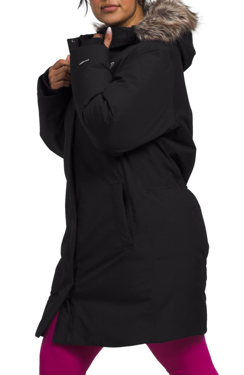 The North Face Arctic Waterproof 600-Fill-Power Down Parka with Faux Fur Trim, Alternate, color,