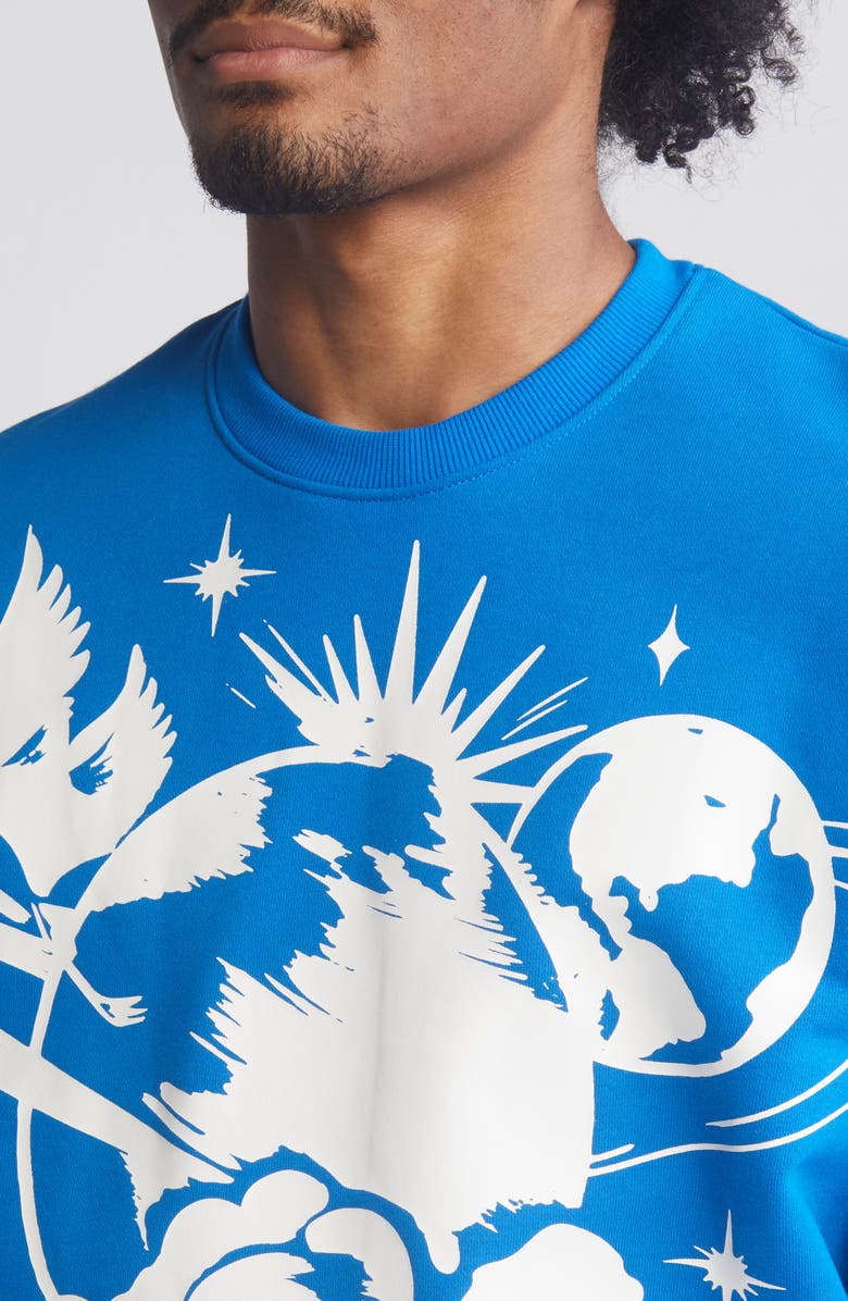 Billionaire Boys Club Tranquility Crewneck Sweatshirt, Alternate, color, 