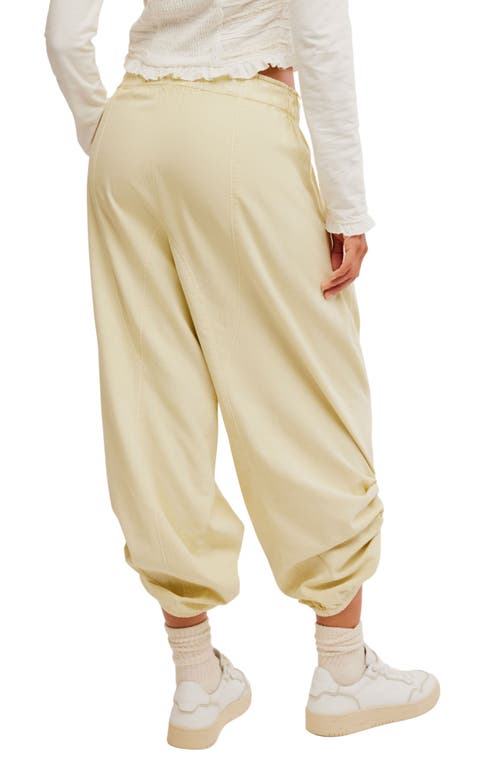 Free People Hadley Poplin Pants In Khaki Chino In Khaki Chino