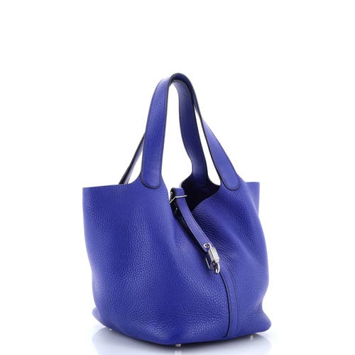 Pre-owned Hermes Hermes Picotin Lock Bag Clemence Mm