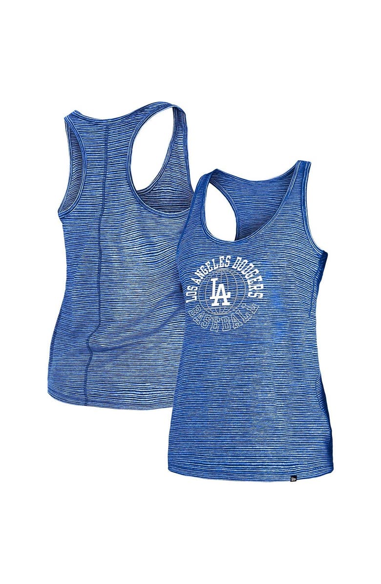 New Era Women's New Era Royal Los Angeles Dodgers Active Racerback Tank Top, Main, color, Royal