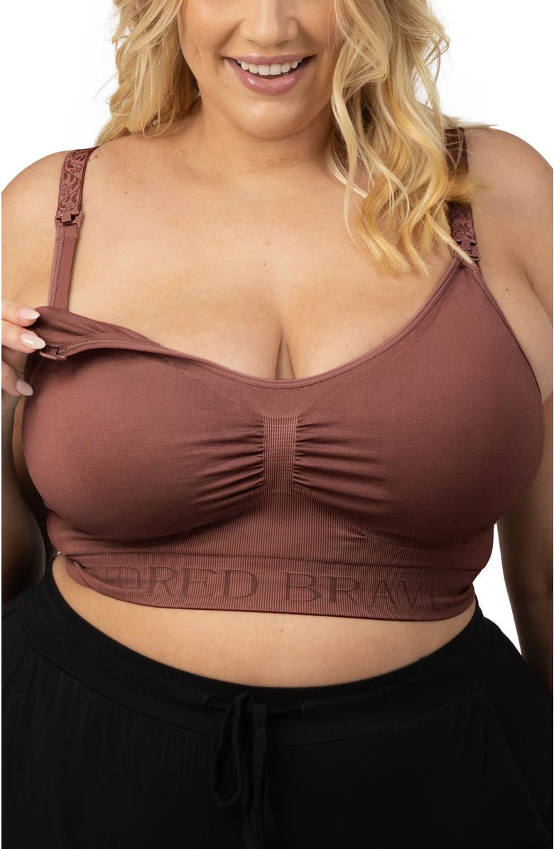 Kindred Bravely Busty Sublime Nursing Bra - Fits Sizes 30E-46H, Alternate, color, Redwood
