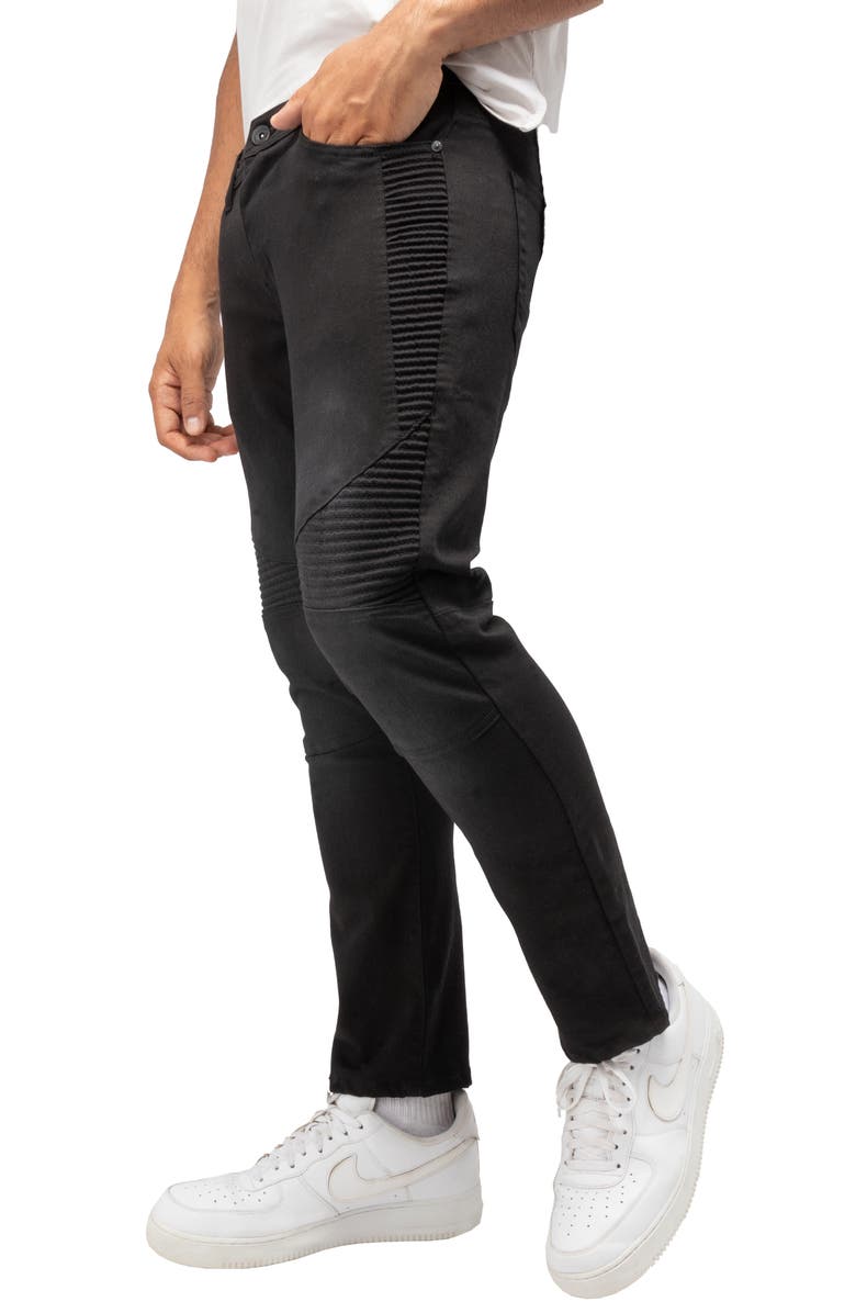 XRAY Stretch Cargo Moto Slim Jeans, Alternate, color, 