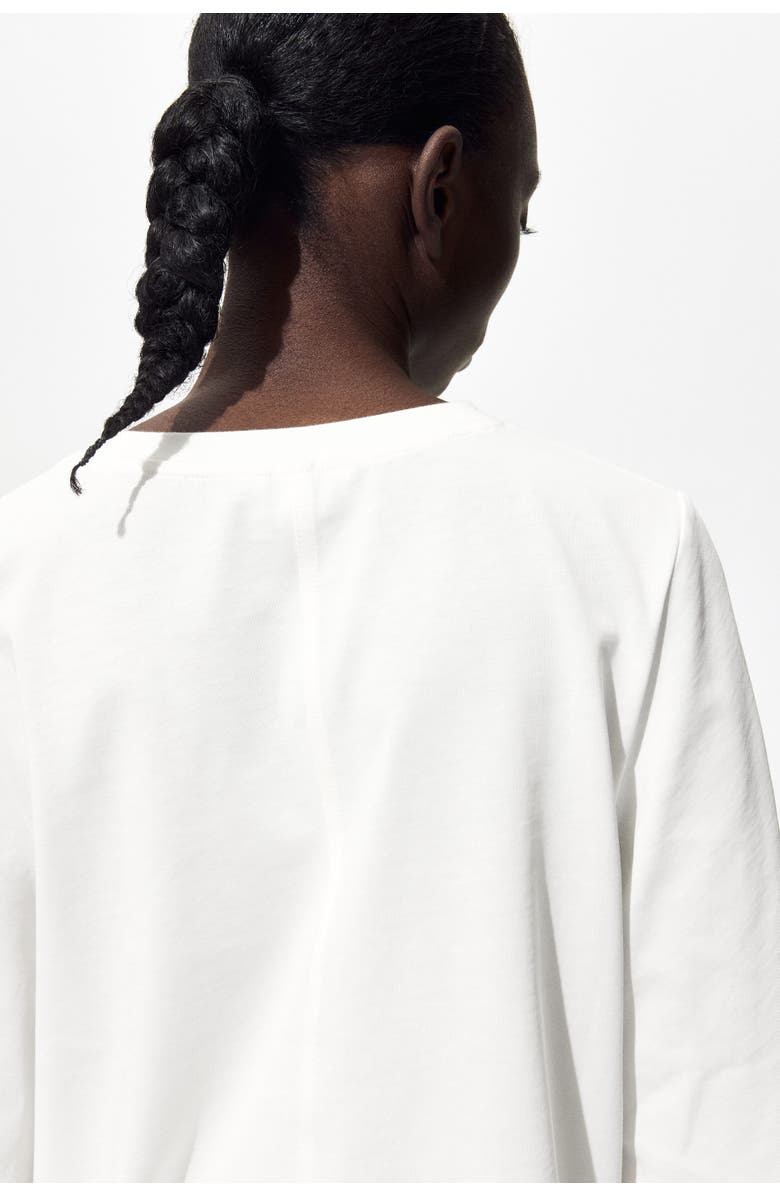 H&M Pima Cotton Top, Alternate, color, Ivory