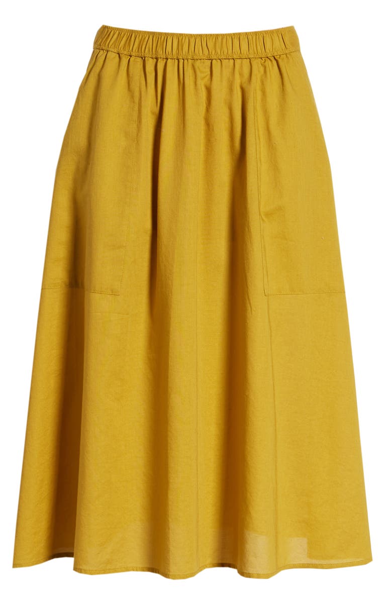 Madewell Sidewalk Midi Skirt, Alternate, color,