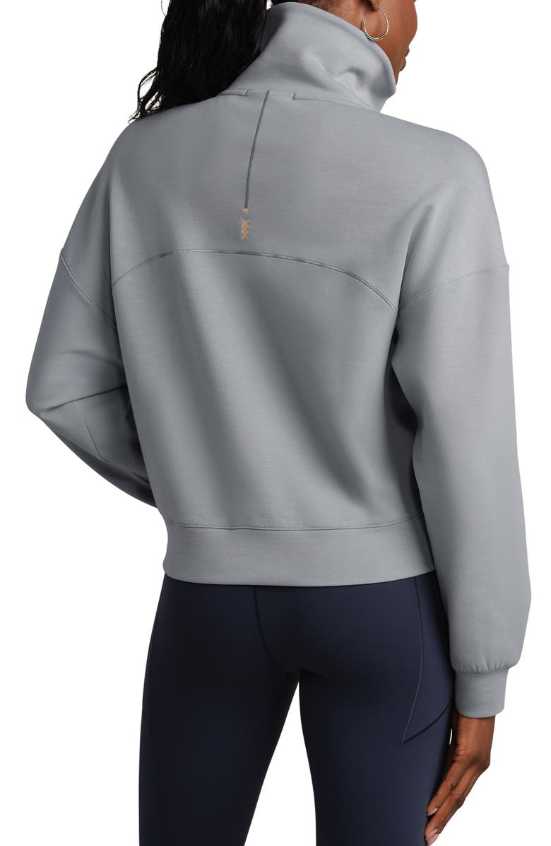 Rhone DreamGlow Half Zip, Alternate, color, Steel Gray