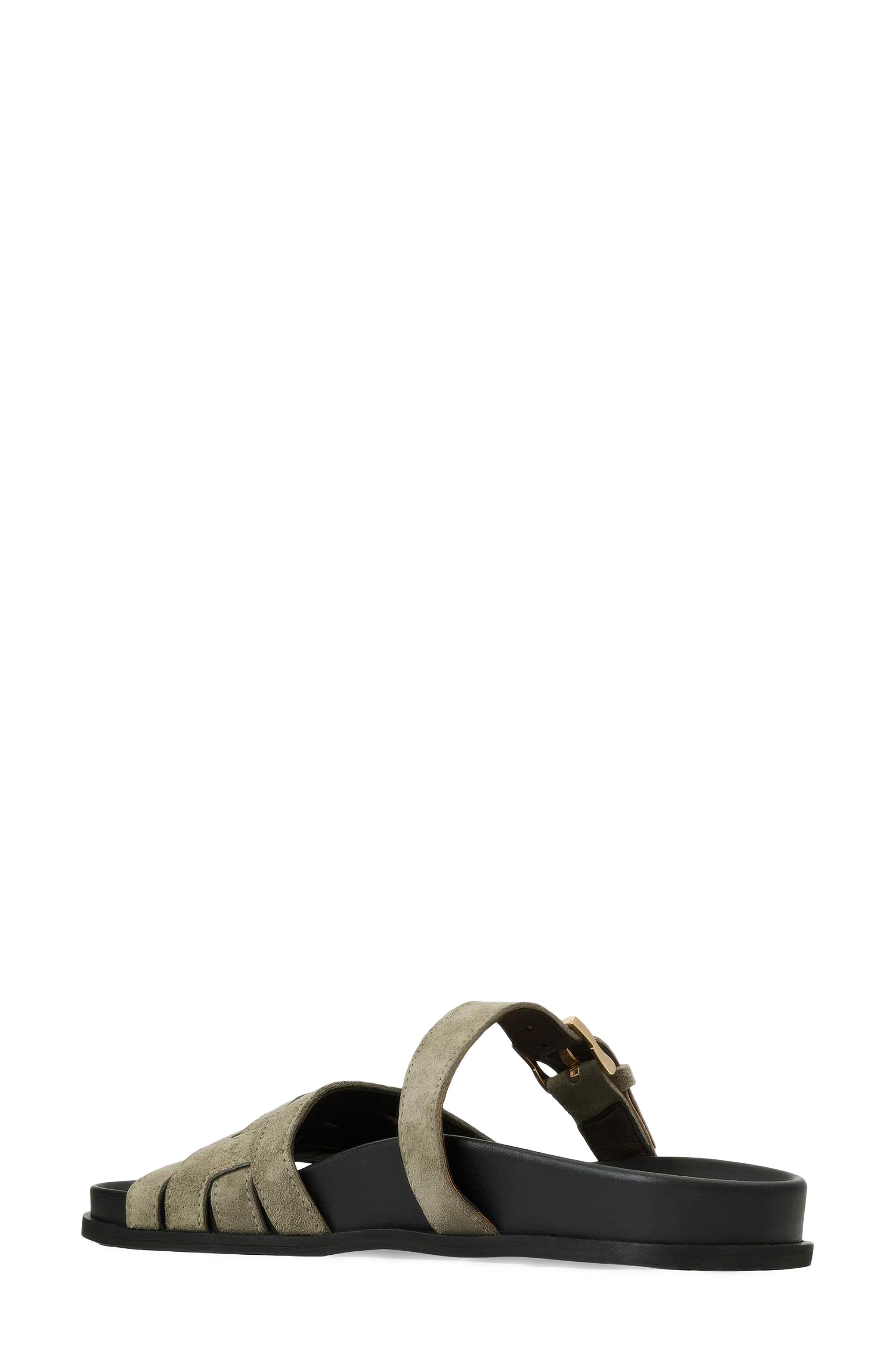 Ispera Weatherproof Slide Sandal, Alternate, color, SAGE SUEDE