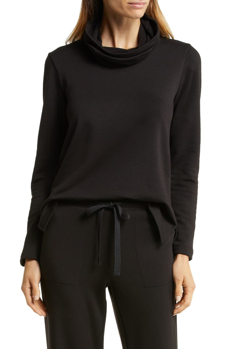 Natori Cocoon French Terry Lounge Top, Main, color, 