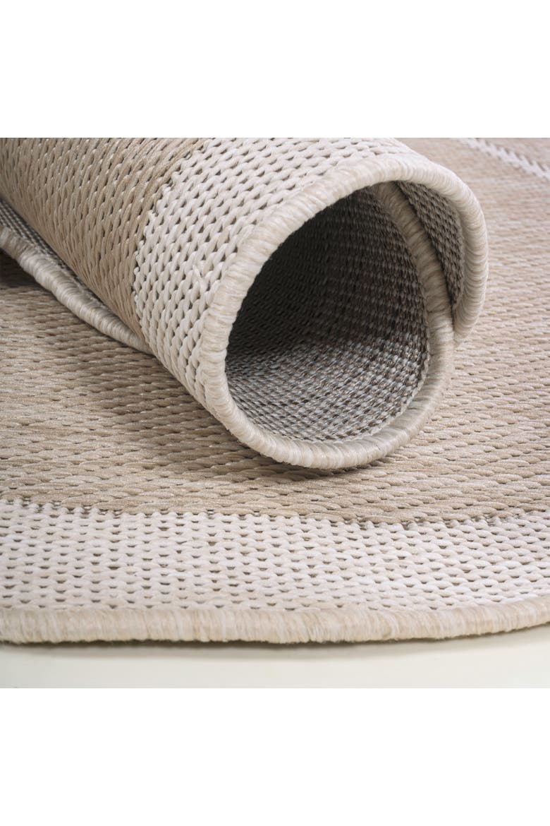 Jasper Modern Rustic Abstract Indoor/Outdoor Shaped Area Rug, Alternate, color, Beige/Cream