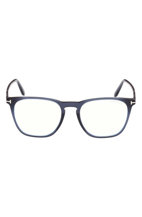 52mm Round Blue Light Blocking Optical Glasses