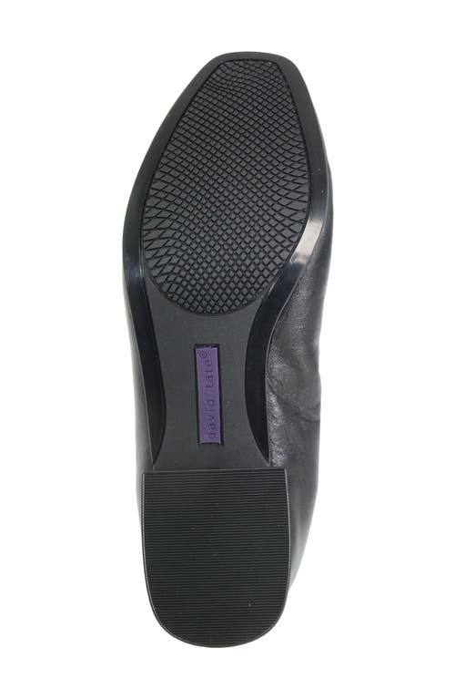 David Tate Fab Square Toe Pump In Black