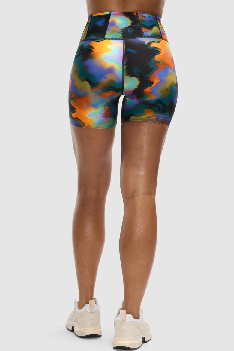 Printed PaceForm 5" Airated Run Short, Alternate, color, Heatmap Print