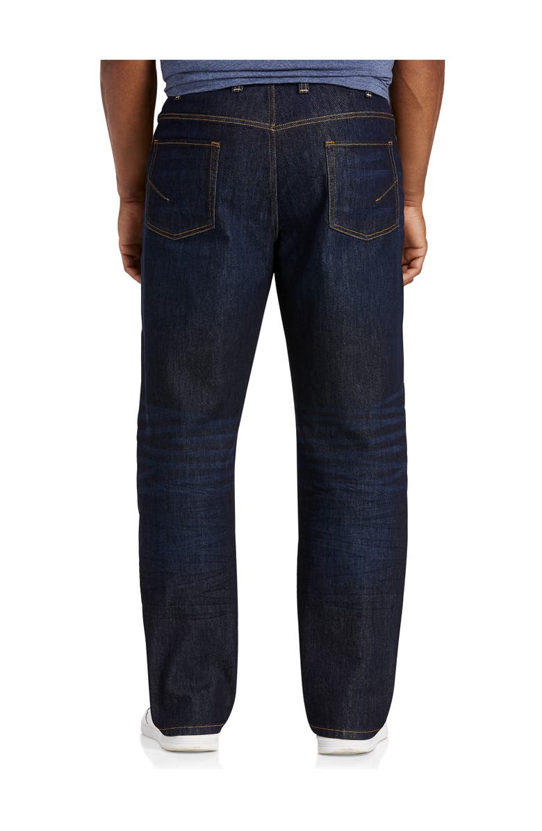 True Nation by DXL Refined Blue Relaxed-Fit Jeans, Alternate, color, Refined Blue
