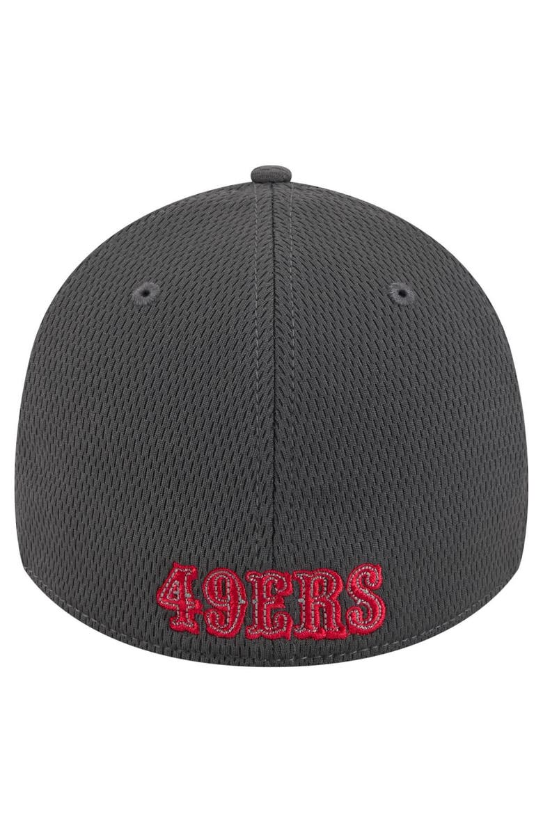New Era Men's New Era Graphite San Francisco 49ers  Main 39THIRTY Flex Hat, Alternate, color, 