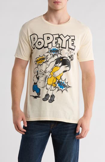 The Forecast Agency Popeye Ka-pow Brutus Graphic T-shirt In Multi