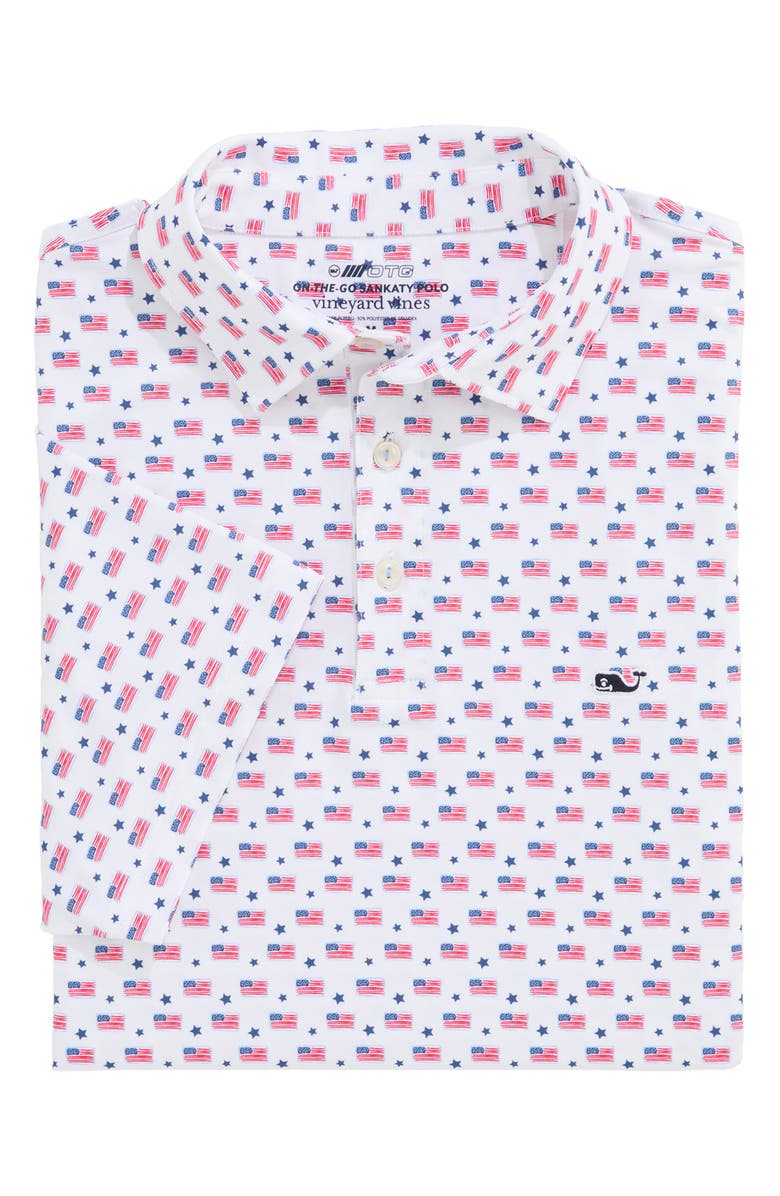 vineyard vines Sankaty Performance Polo, Alternate, color, White