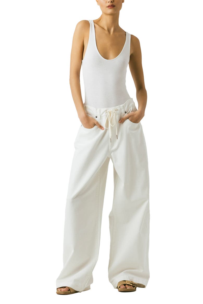 Low Rise Baggy Twill Jeans, Alternate, color, PUBLIC LIFE