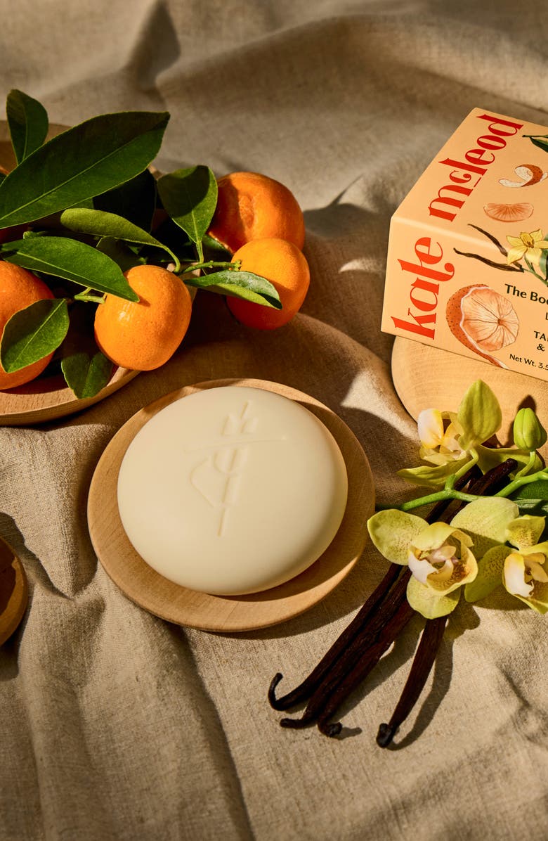 Kate McLeod Tangerine & Vanilla Body Stone Lotion Bar, Alternate, color,