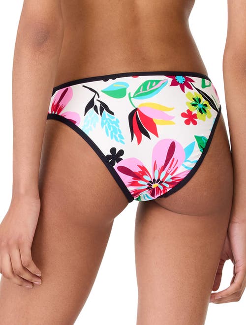 Kate Spade New York Floral High Cut Bottom In Cream