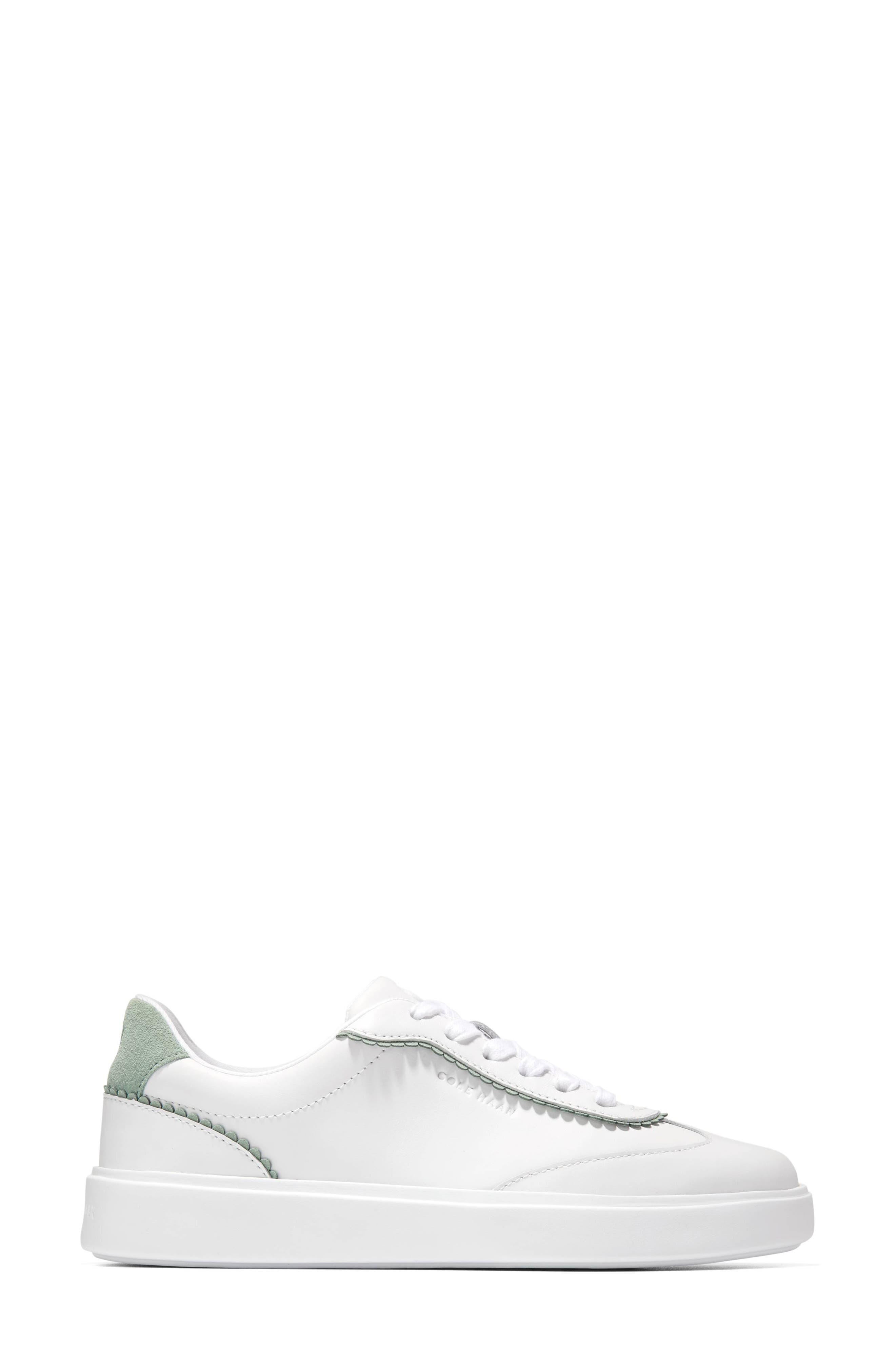 Cole Haan Grand Crosscourt Sneaker, Alternate, color, White Leather / Lily Pad Suede
