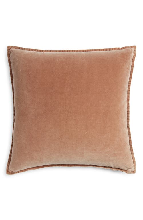 Nordstrom Velveteen Accent Pillow In Brown