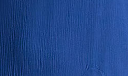 Ralph Lauren Crinkled Georgette Silk Dress In Kite Blue