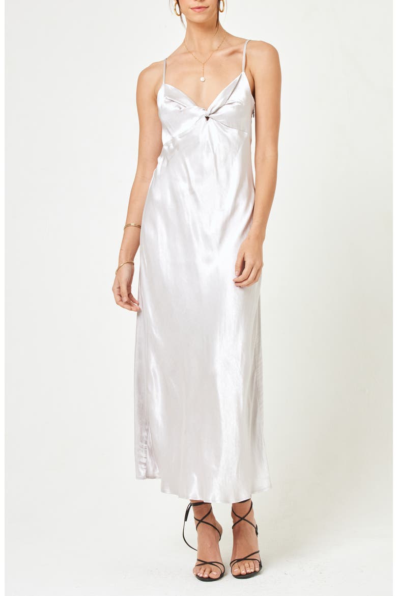 Joanna Cover-Up Maxi Dress, Main, color, SILVER