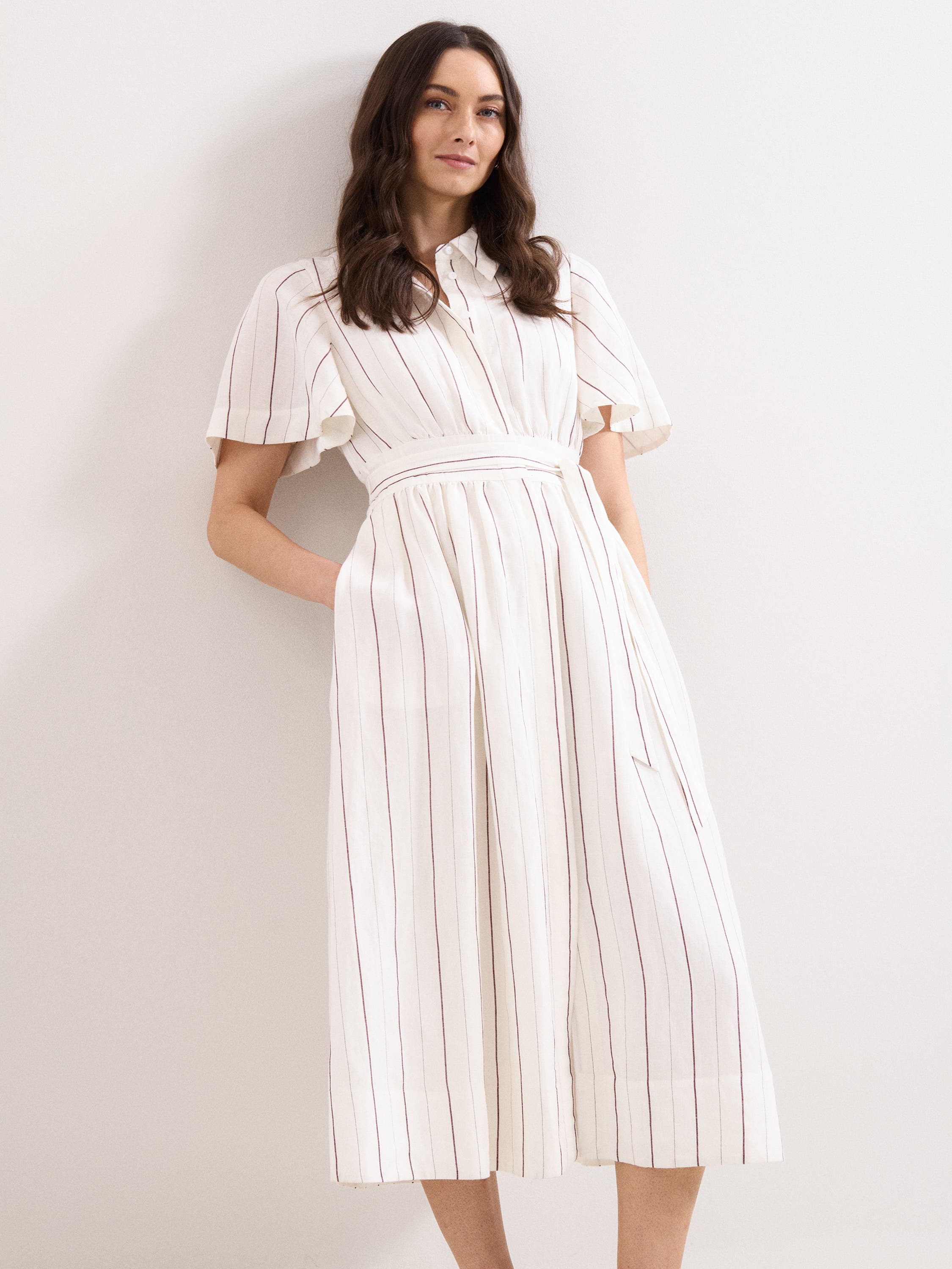 Marielle Striped Shirt Dress - image 2