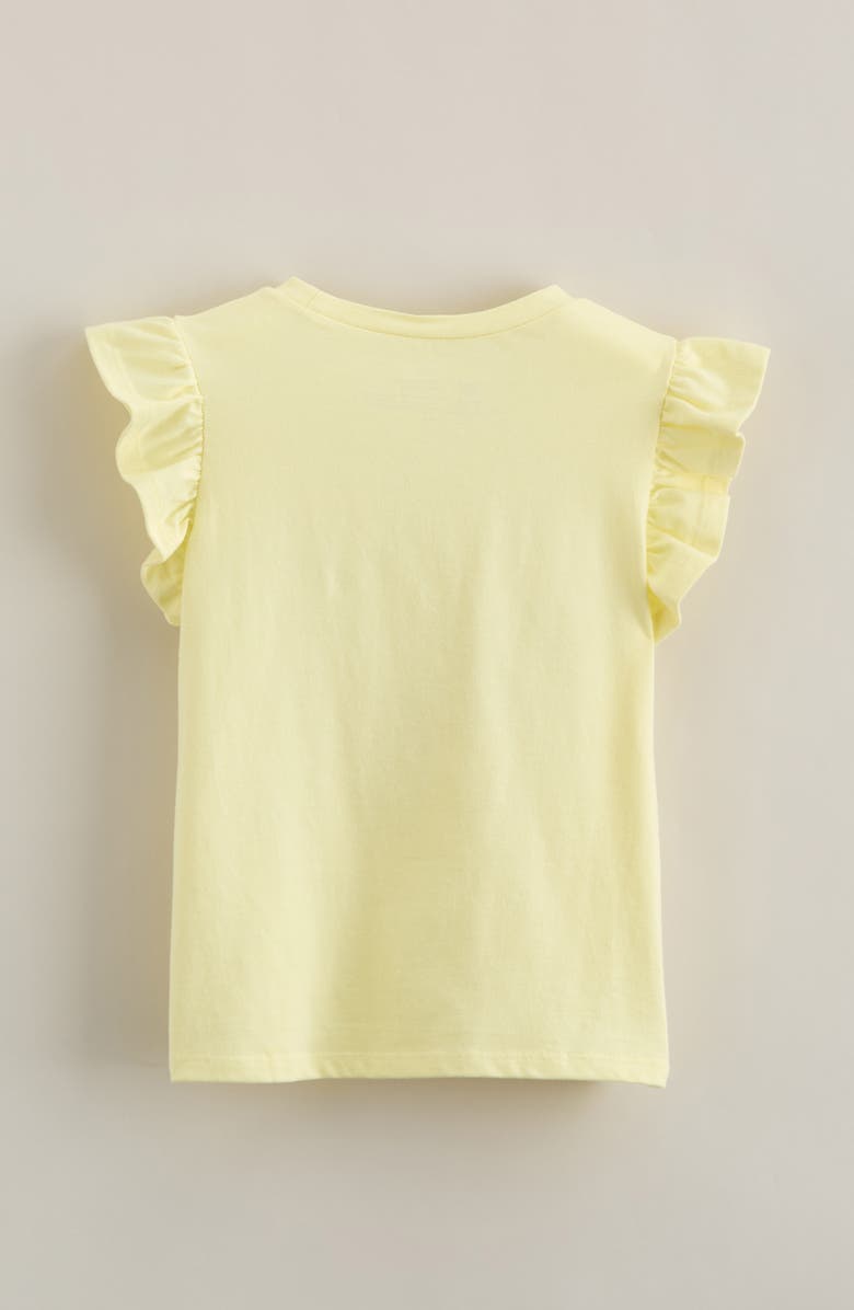 Tucker + Tate Kids' Flutter Sleeve Cotton Graphic T-Shirt, Alternate, color, Yellow Candle Beach Boys