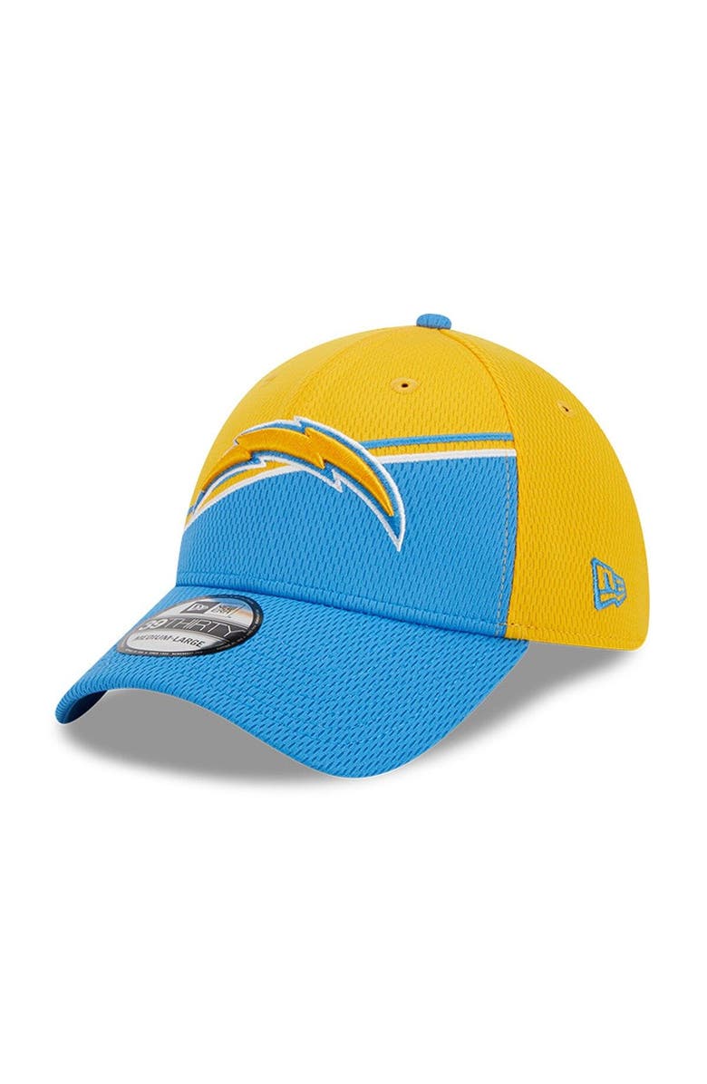 New Era Men's New Era Gold/Powder Blue Los Angeles Chargers 2023 Sideline 39THIRTY Flex Hat, Alternate, color, Gold
