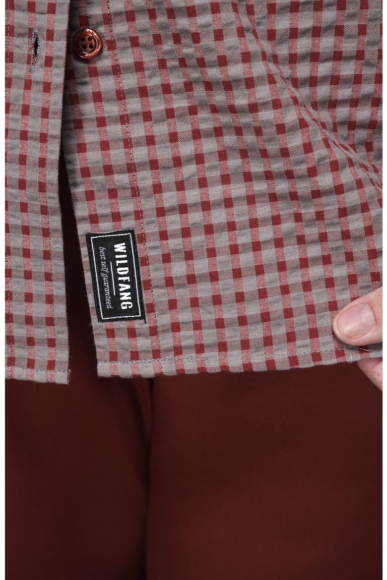 The Essential Oxford Button Up, Alternate, color, CINNAMON
