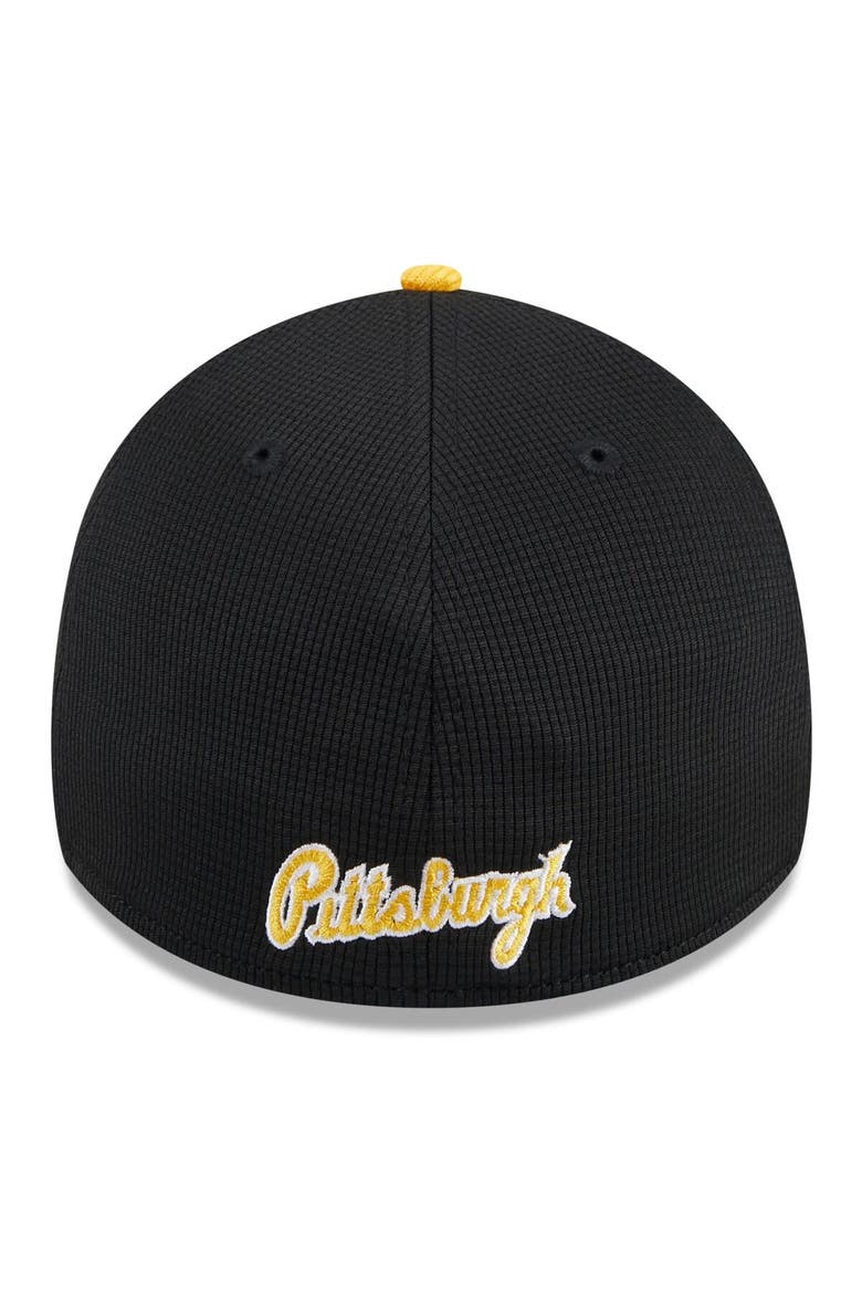 Men's New Era  Black Pittsburgh Pirates 2024 Batting Practice 39THIRTY Flex Hat, Alternate, color, Black